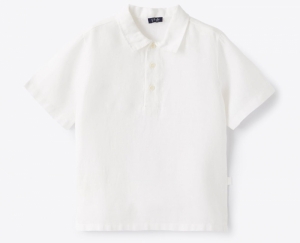 Polo shirt S/S white 010