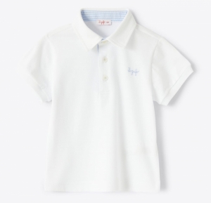 Polo shirt S/S white 0146