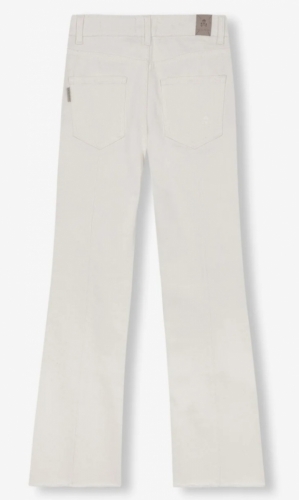 Flare pants off white